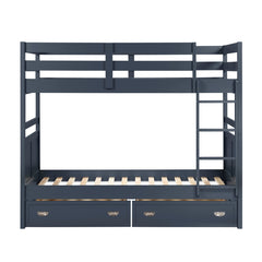 Sloane Blue Twin Bunk Bed - Ornate Home