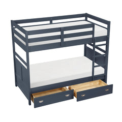 Sloane Blue Twin Bunk Bed - Ornate Home