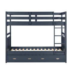 Sloane Blue Twin Bunk Bed - Ornate Home