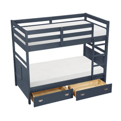 Sloane Blue Twin Bunk Bed - Ornate Home