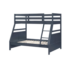 Sloane Blue Twin/Full Bunk Bed - Ornate Home
