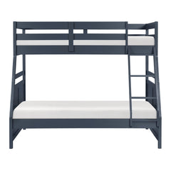 Sloane Blue Twin/Full Bunk Bed - Ornate Home