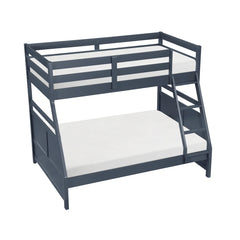 Sloane Blue Twin/Full Bunk Bed - Ornate Home