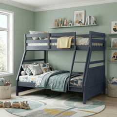 Sloane Blue Twin/Full Bunk Bed - Ornate Home