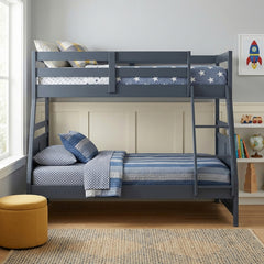 Sloane Blue Twin/Full Bunk Bed - Ornate Home
