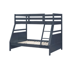 Sloane Blue Twin/Full Bunk Bed - Ornate Home