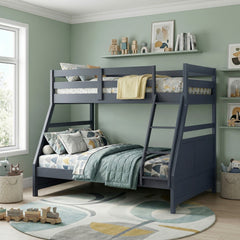 Sloane Blue Twin/Full Bunk Bed - Ornate Home