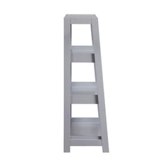 Sloane Gray 3 Fixed Shelves Bookcase - Ornate Home