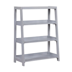 Sloane Gray 3 Fixed Shelves Bookcase - Ornate Home