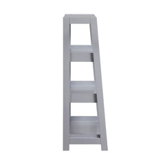Sloane Gray 3 Fixed Shelves Bookcase - Ornate Home
