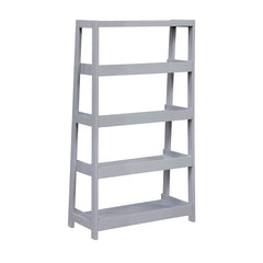 Sloane Gray 4 Fixed Shelves Bookcase - Ornate Home