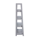 Sloane Gray 4 Fixed Shelves Bookcase - Ornate Home