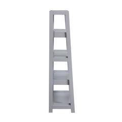 Sloane Gray 4 Fixed Shelves Bookcase - Ornate Home
