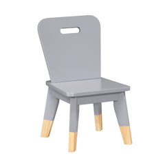 Sloane Gray 5-Piece Pack Children Table And Chairs Set - Ornate Home