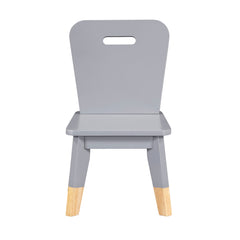 Sloane Gray 5-Piece Pack Children Table And Chairs Set - Ornate Home