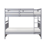 Sloane Gray Full Bunk Bed - Ornate Home