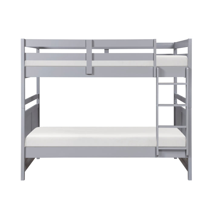 Sloane Gray Full Bunk Bed - Ornate Home