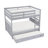 Sloane Gray Full Bunk Bed - Ornate Home