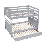 Sloane Gray Full Bunk Bed - Ornate Home