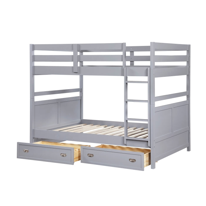 Sloane Gray Full Bunk Bed - Ornate Home