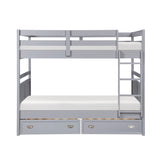 Sloane Gray Full Bunk Bed - Ornate Home