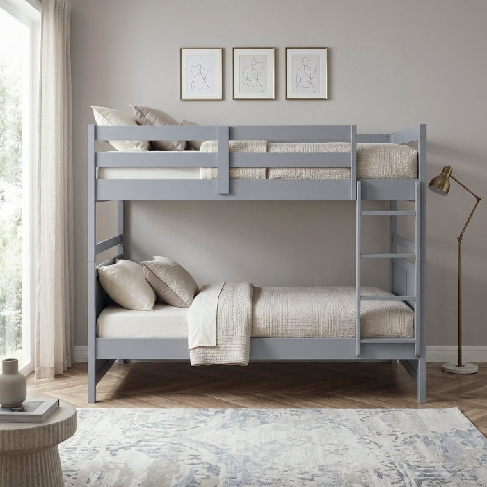 Sloane Gray Full Bunk Bed - Ornate Home