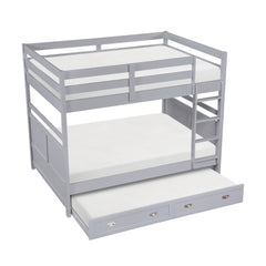 Sloane Gray Full Bunk Bed - Ornate Home
