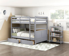 Sloane Gray Full Bunk Bed - Ornate Home