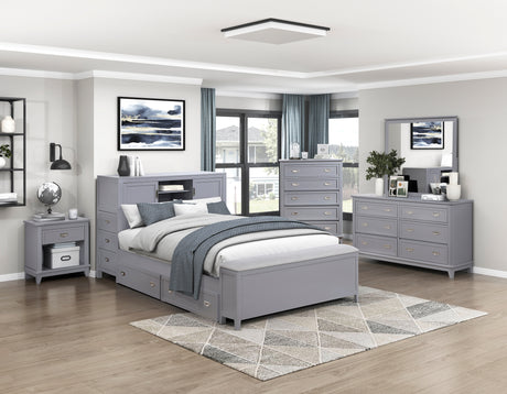 Sloane Gray Storage Box (2 Piece) - Ornate Home