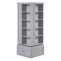 Sloane Gray Swivel Bookcase - Ornate Home