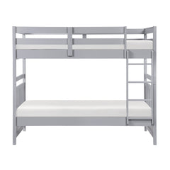 Sloane Gray Twin Bunk Bed - Ornate Home