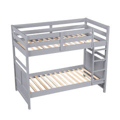 Sloane Gray Twin Bunk Bed - Ornate Home