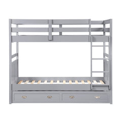 Sloane Gray Twin Bunk Bed - Ornate Home