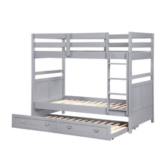 Sloane Gray Twin Bunk Bed - Ornate Home