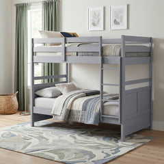 Sloane Gray Twin Bunk Bed - Ornate Home