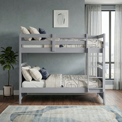 Sloane Gray Twin Bunk Bed - Ornate Home