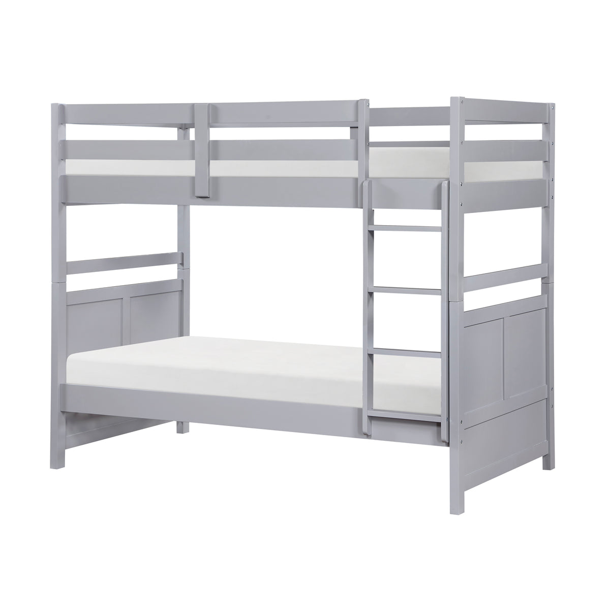 Sloane Gray Twin Bunk Bed - Ornate Home