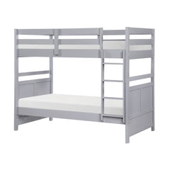 Sloane Gray Twin Bunk Bed - Ornate Home