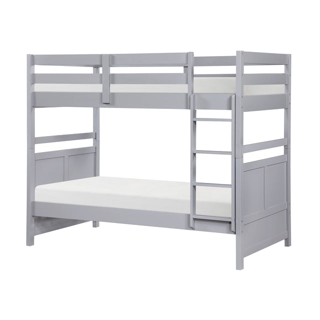 Sloane Gray Twin Bunk Bed - Ornate Home