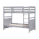Sloane Gray Twin Bunk Bed - Ornate Home