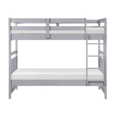 Sloane Gray Twin Bunk Bed - Ornate Home