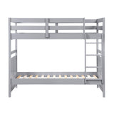 Sloane Gray Twin Bunk Bed - Ornate Home
