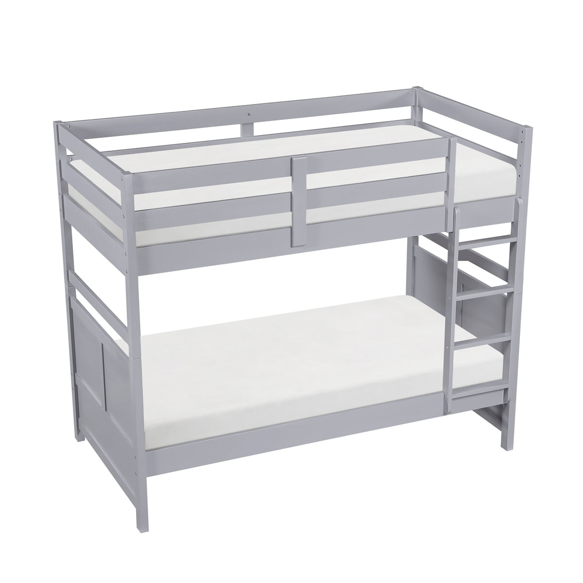 Sloane Gray Twin Bunk Bed - Ornate Home