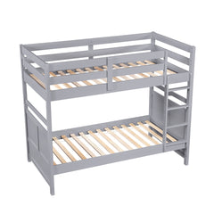 Sloane Gray Twin Bunk Bed - Ornate Home