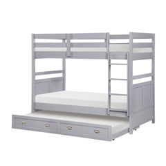 Sloane Gray Twin Bunk Bed - Ornate Home