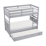 Sloane Gray Twin Bunk Bed - Ornate Home