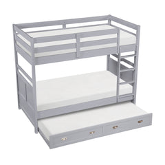 Sloane Gray Twin Bunk Bed - Ornate Home