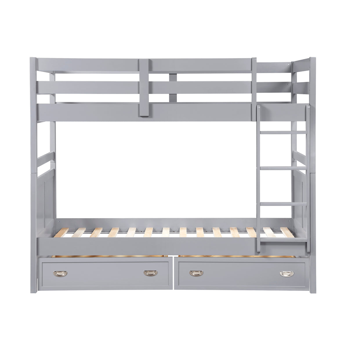 Sloane Gray Twin Bunk Bed - Ornate Home