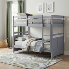 Sloane Gray Twin Bunk Bed - Ornate Home