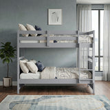 Sloane Gray Twin Bunk Bed - Ornate Home